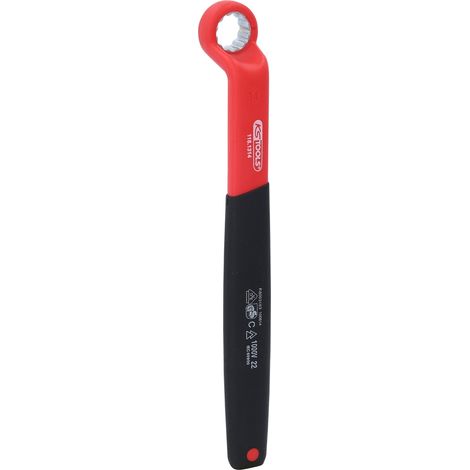 KS Tools Isolierter Ringschlüssel, gekröpft, 14 mm (1/4)