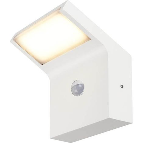 Applique murale design Ordi 2 Blanc avec capteur - 1008724