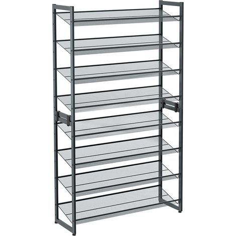 Zapatero modular gris de 163,5 cm