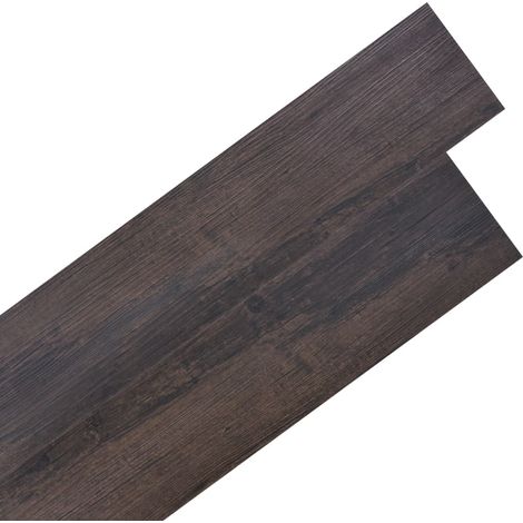 Vidaxl – Dalles de plancher PVC autoadhésif 5,02 m² – 36 planches 91,5 x 15,2 cm – Épaisseur 2 mm – Résistantes à l'eau et antidérapantes