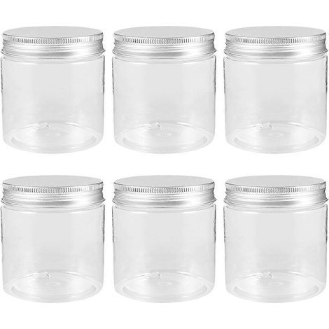 Lot de 6 mini bocaux Mason pour la maison, bocaux Mason portables, bocaux Mason avec couvercles (1/4)