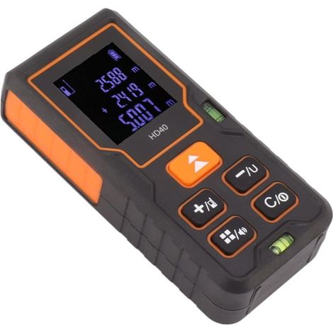 Télémètre Numérique Portatif, Télémètre Portable Fonctionnant sur Batterie, Plusieurs Modes, facilité d'utilisation, Haute Précision, Travail du Bois en intérieur. (1/4)