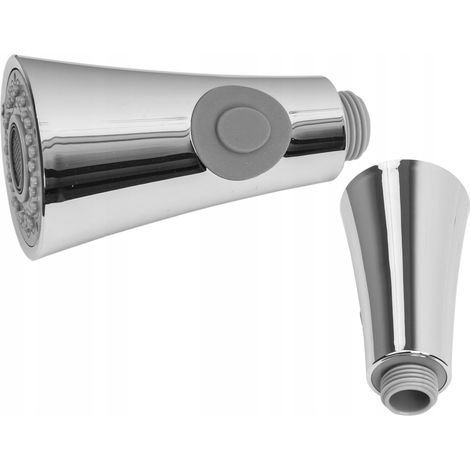 Douchette pour robinet de cuisine extractible chromée 2 fonctions anti-calcaire 1/2" (1/5)