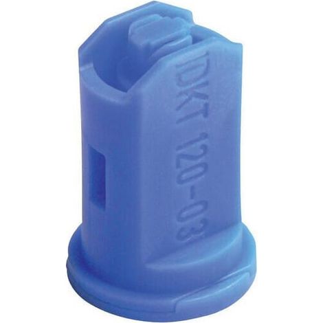 Tobera anti-deriva venturi doble chorro plano IDKT 120掳 03 azul pl谩stico Lechler LECHLER IDKT12003POM