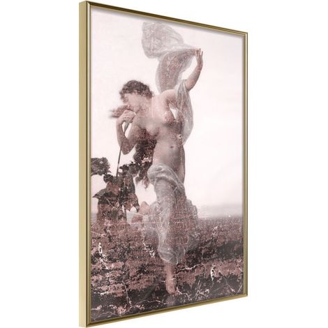 Affiche Murale Encadrée "Dancing in the Field" 40 x 60 cm Or (1/2)