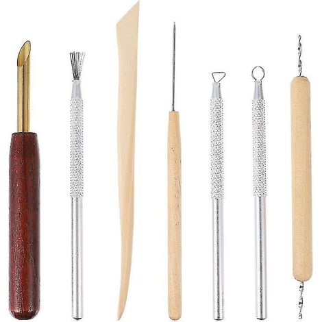 7 outils de sculpture sur argile (1/5)