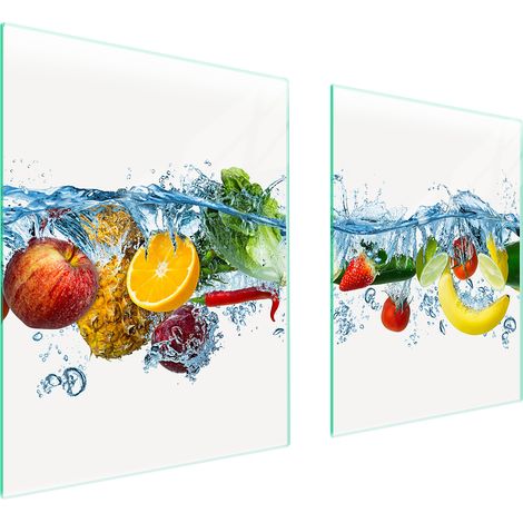 GLASSCHUTZPLATTE FÜR HERD 85x52 FRUIT (1/5)