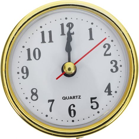 Cadran D Horloge Rond - Mécanisme D Horloge Quartz Silencieux - Pour Montage DIY - 6,5 cm - Plastique (1/5)