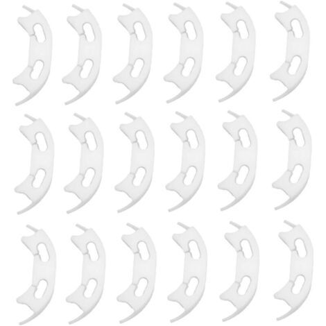 100 Pièces Clips de Fixation pour Plantes Attaches Réutilisables pour Tiges de Support de Ajustable Outils de Jardinage pour Courbes des Branches (1/4)