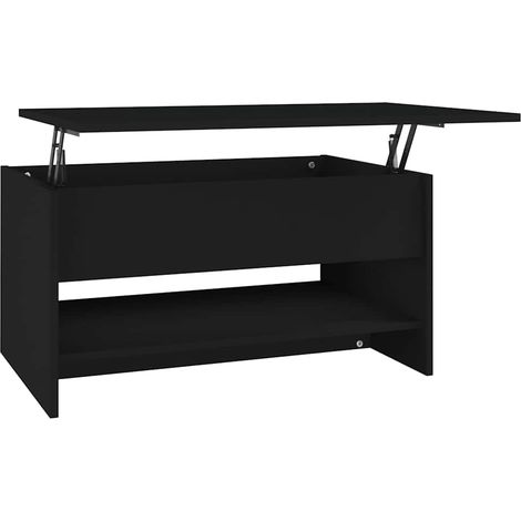 Maison Exclusive - Tavolino da Salotto Nero 80x50x40 cm in Legno Multistrato (1/5)