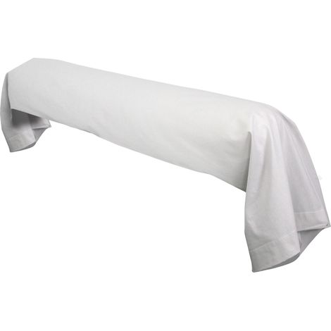 Taie de traversin uni coton ALTO 185x43 cm