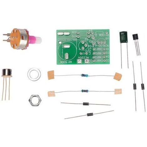 Variable Schaltungsmodul-Bausatz, Transistor-Schreibtischlampe, elektronische Dimmfunktion, BT33-DIY-Platine (1/5)