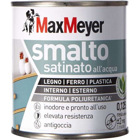 MaxMeyer Smalto Satinato - Bianco - 0,125 l (1/5)