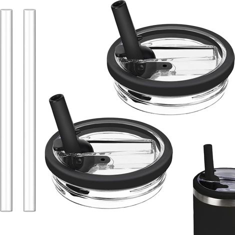 Compatible avec les accessoires Stanley de 890 ml (30 oz), les couvercles de 890 ml (30 oz), les couvercles étanches, les couvercles à clapet anti-fuite, les pailles et les couvercles de rechange - no (1/2)
