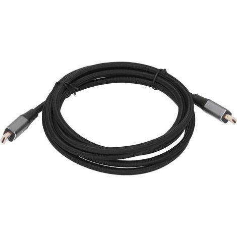 Câble Mini DisplayPort 8K 60Hz/4K 120Hz, 2 mètres, Compatible PC Portable et Ordinateur, Transmission Audio Haute Définition (1/5)
