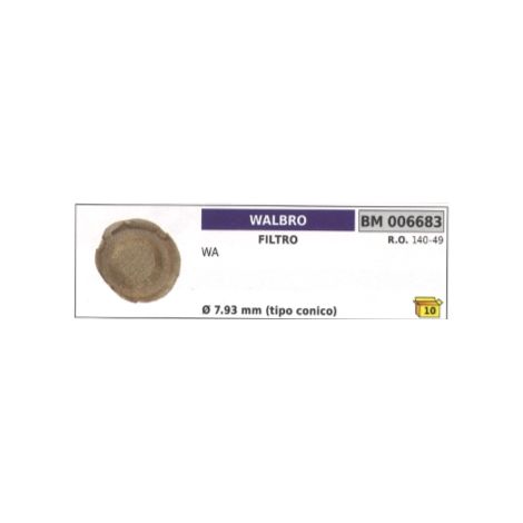 WALBRO crépine de tronçonneuse WA Ø  7,93 mm (type conique) 140-49