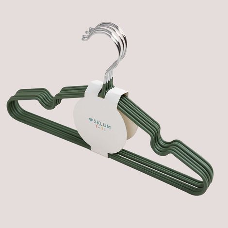 Set de 6 cintres en métal Anttal Kids SKLUM Herbe verte