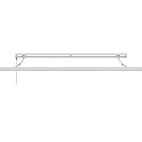 Cadre d'auvent blanc 300 x 250 cm en aluminium – Structure de support robuste pour auvent rétractable, terrasse et extérieur (1/5)