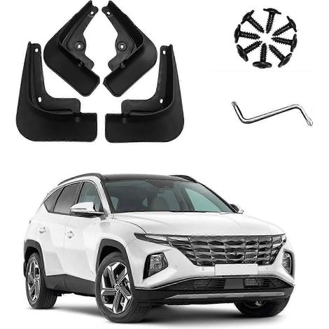 Ensemble de 4 bavettes garde-boue avant et arrière pour Hyundai Tucson NX4 2021-2023, protection anti-éclaboussures complète. (1/5)