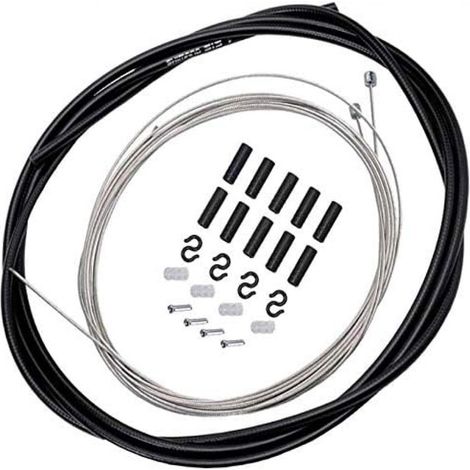 kit de cables de cambio para bicicleta de carretera, cable delantero de 1,5 m, cable trasero de 2,1 m, funda, bicicleta urbana (1/5)