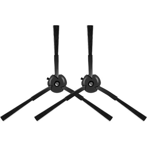 Zubehör für Roborock G20 / S8 Plus / S8 / S8 Pro Staubsauger, 1 Paar schwarze Seitenbürsten