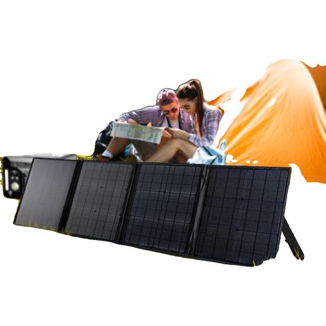 Panneau Solaire, Design Pliable, Haute Efficacité, 18V, 150W (1/5)