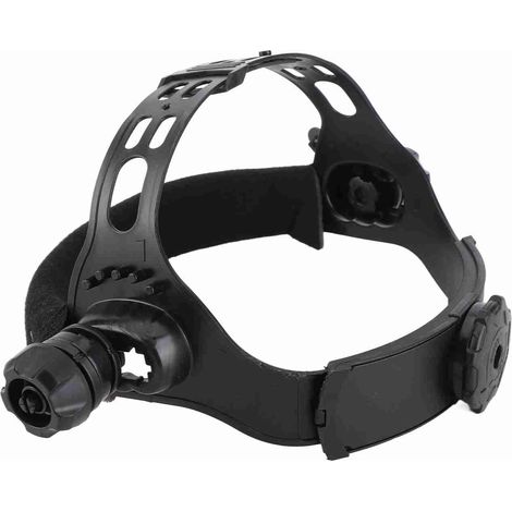 Masque de soudeur à bandeau réglable pour casque à assombrissement automatique solaire (noir) (1/5)