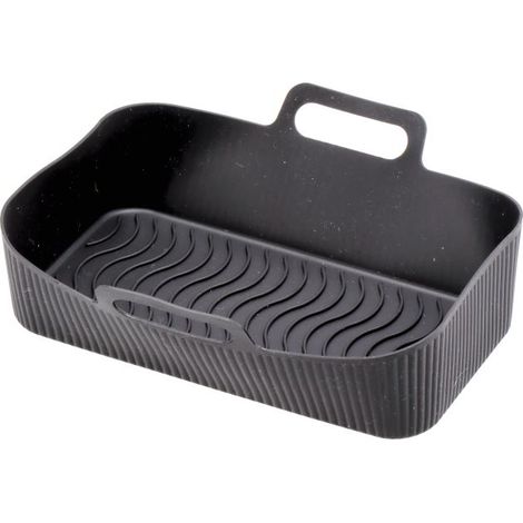 Teglia in Silicone per Friggitrice ad Aria con Manici 17,5 x 16 x 6,5 cm