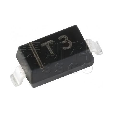 Changdian/Changjing BAV21W SOD-123 package, screen-printed T3, surface-mount switching diode, electronic component chip, electronic component, 5 pieces, packaged and shipped.