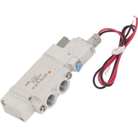 Électrovanne pneumatique SMC type 2 positions 5 voies, haute précision, alliage d'aluminium, distributeur à commande électrique (1/5)