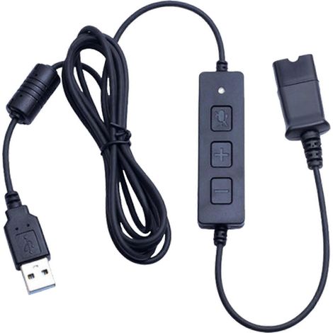 USB-Adapter mit QD-Schnittstelle für Desktop-Headset – Schnellverschluss