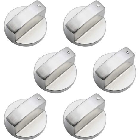Pièces Boutons de Commande Universels en Métal Bouton Cuisinière à Gaz 6mm boutons de contrôle universels bouton de poêle pour cuisinière à gaz cuisinière four plaque de cuisson