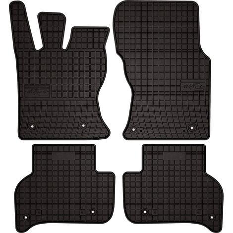 Alfombrillas de goma para Jaguar XE sedán (2015-) - negras, montadas (1/5)