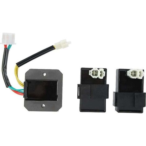 3 pièces/ensemble CDI Double allumage + régulateur redresseur adapté pour XL 600 V Transalp 1989-1996 (1/4)