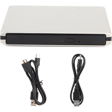 Lecteur DVD USB3.0 Blu-Ray DUOKON - Graveur externe - Lecture et gravure Blu-ray 3D (1/4)
