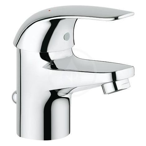 Grohe Euroeco - Miscelatore monocomando S per lavabo, con piletta di scarico, cromato 23262000 (1/7)