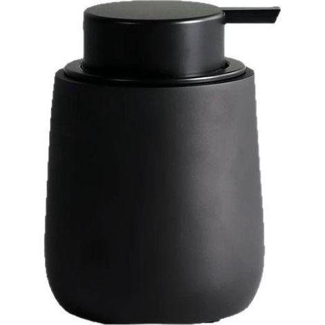 Distributeur de Savon Céramique Modèle,Noir Mat,380 ML (1/4)