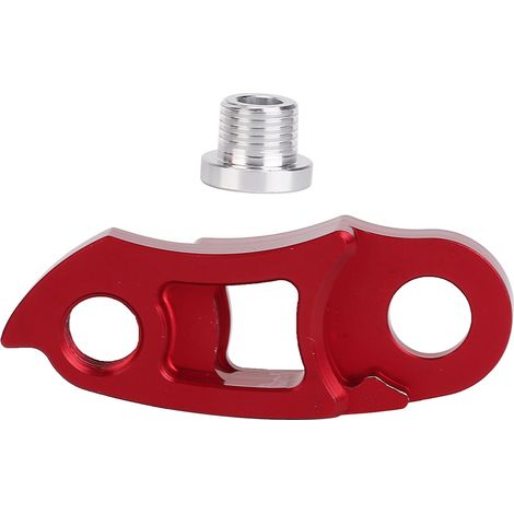 Prolongateur de dérailleur arrière pour vélo, support de cadre extensible rouge pour transmission (1/5)