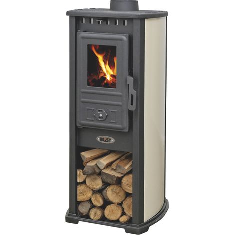 STUFA LEGNA  7 KW BERNA LUX G 4.0 BEIGE V6
