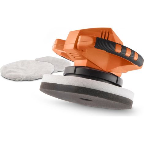 Dual Power Polisseuse d'Angle sans Fil de 20 V POWDP4040 - Ø 240 mm - pour Polissage Voiture - sans Batterie ni Chargeur - avec 2 Accessoires (1/5)