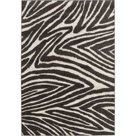 Tapis graphique à motif zébré - 160x230cm - Zebra