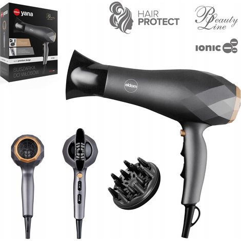 Haartrockner ELDOM HT260 Yana Gray 2200W 1 Stück. (1/5)