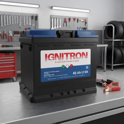 Batteria "Ignitron Traditional" con piastre e griglie in Pb/Ca per auto -50 AH (1/5)