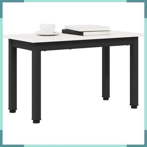 Table basse - 892758 - Blanc - Bois de pin massif - 60 x 30 x 36 cm (1/5)