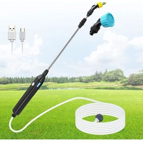 Pulvérisateur électrique, Lance Telescopique Pulverisateur Electrique Toiture, USB Rechargeable Pulvérisateur Jardin, Portable
