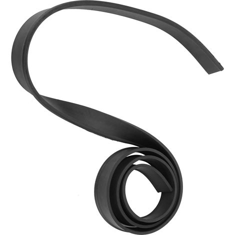 Replacement rubber strip for stainless steel squeegee, for cleaning windows and mirrors (1/5)