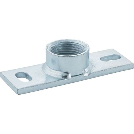 Geberit Grundplatte rechteckig, Zweiloch, mit Gewindemuffe G 1/2" (1/5)