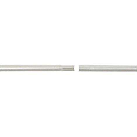 Mat Emboitable - Longueur 2 M - Pour Télévision - Anti-rotation Conique Auto-bloquant - Zinc Bleu - 1 Pièce