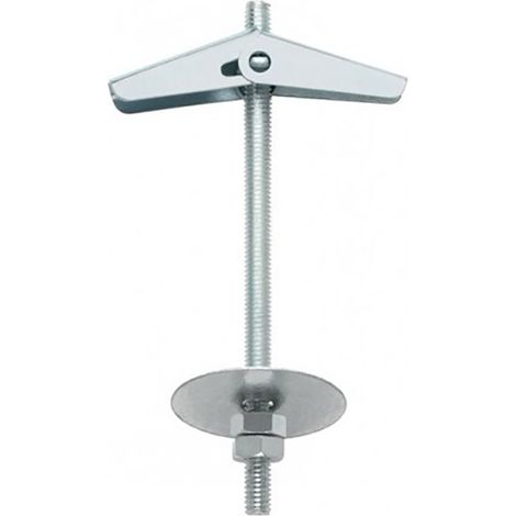 EDM – Cheville à bascule M5 pour plaques de plâtre et briques creuses – Fixation rapide sans outil – Charge moyenne – Système à ressort intégré