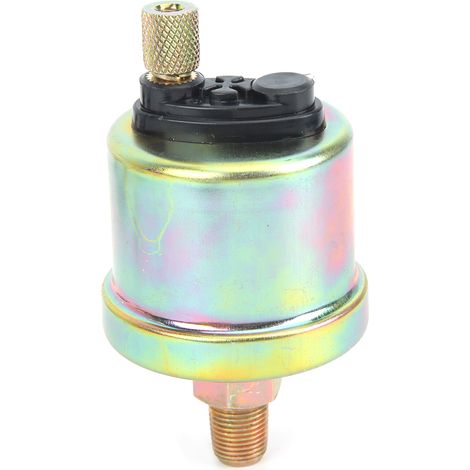 Manomètre hydraulique 52 mm pour voitures (0-100 psi) avec capteur, 12 V, universel pour voitures de course (BX100005) (1/5)